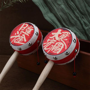 Đàn Trống Da Cừu Thủ Công Bằng Gỗ Cổ Điển Cho Trẻ Sơ Sinh Đồ Chơi Giáo Dục Cổ Điển Để Làm Dịu Trẻ Em Đàn Trống Cầm Tay