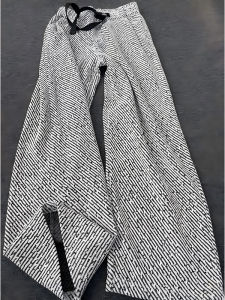 Quần Dài Nam Dệt Kim Họa Tiết Sao Băng Phong Cách Paris Rộng Rãi Thoải Mái Mùa Hè Quần Dài Ống Đứng Giản Dị Cổ Điển