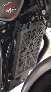 DNA British Icon Radiator Grill Guard  สำหรับ Triumph Street twin T100 T120 Street Scrambler Thruxton R