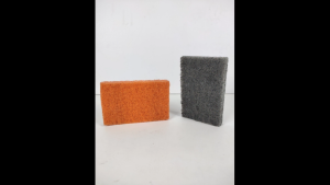 2Pcs Orange And 2Pcs Gray Dinosaurs Heavy Duty Scouring Pad