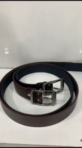 CLOUDSID GRATIS DOMPET Ikat Pinggang Pria P01 Gesper Kulit Panjang 120CM Gesper Model Tusuk Elegant