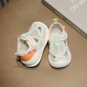 Spring Summer Baby Walking Shoes Breathable Single Net Soft Bottom Crawler Shoes Boys Girls Toddler Shoes Anti-Slip Rubber