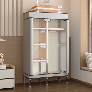 Multi-layer Simple Reinforced Steel Pipe Wardrobe