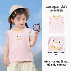 CUTEPANDAS | Áo Gile Trẻ Em Không Tay Nhẹ Và Thoáng Khí