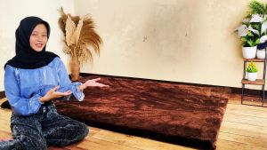 Karpet Bulu Rasfur Super Yellow: Desain Modern & Super Nyaman