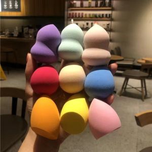 Wet Dry Use Non-Powder Absorbent Tapered Makeup Sponge
