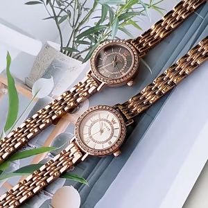 OLEVS 5508 Lady Girl Rose Gold Fashion Beatiful Diamond Waterproof Steel Ultra Thin Luxury Quartz Women Watch