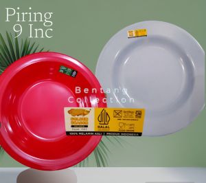 Piring Melamine Golden Dragon