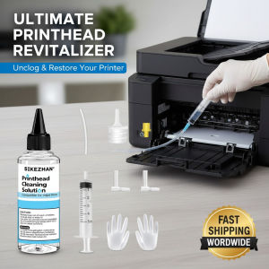 400mL Printhead Cleaning Kit for Epson HP Canon Brother Universal Inkjet Printer Cleaner Solution Liquid To Unclog Print Head