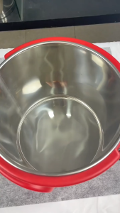 Stainless Steel Insulated Bucket Large Capacity Commercial Refrigerated Food Warmer For Hot Or Cold Catering Food Bucket with Handles for Restaurant Home Canteen Camping Party