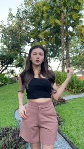 🌈 SpinnyHouse 🌈 กางเกงขาสั้นเรียว งานป้าย กระเป๋าใช้งานจริง 🥴 ทรงดี ราคายอน แสดงในช่องที่เลือก รุ่น SpinnyHouse