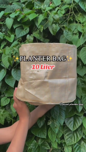 Paket 5 Pcs Planter Bag 10 Liter ukuran 20x25 Pot Tanaman
