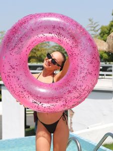 Thickened Sparkling New Adult Inflatable Swimming Ring Underarm Circle Life Jacket Water Toy for Children Swimming Equipment