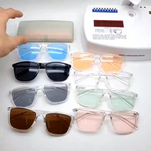 Kính mắt thời trang gọng tăm trong suốt nhiều màu tròng chống UV400 kính thời trang dành cho cả nam và nữ phong cách