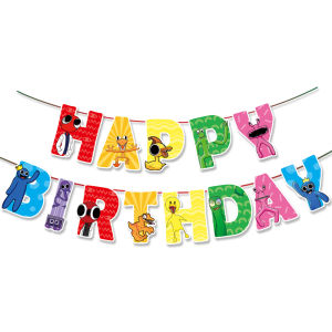 Disney | Rain Bow Friends Childrens Birthday Party Supplies Party Balloons Banner Festival Scene Layout Party Supplies Backdrop Balloons