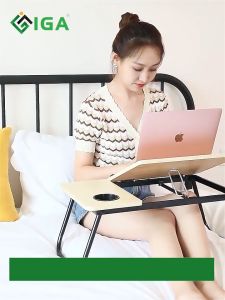 Bàn học gấp gọn IGA tùy chỉnh góc nghiêng giảm đau lưng mỏi mắt - GM55