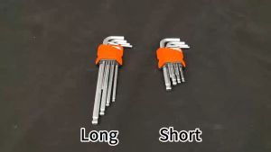 JLD Kunci L Set 9 PCS Ball Point Hex ( 1.5 - 10 MM ) Ball Point Hex Key Hexagon L Wrench kunci l set kombinasi