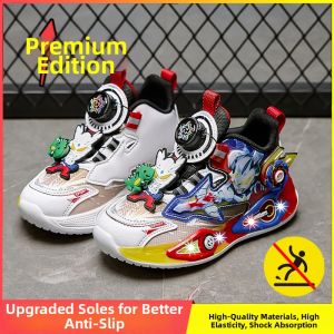 KUOBURENSHENG | Non-slip Waterproof Luminescent Boys Running Shoes