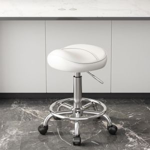 Multi-Functional Kitchen Stool Rotatable Adjustable Wheels