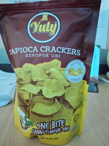 Yuly Sabah Keropok Ubi 80gram Tapioca Crackers