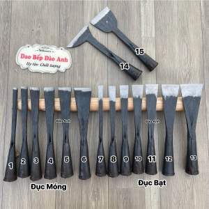 Đục tông quấn đục gỗ chuẩn nhíp xe đã tôi mài sắc bén