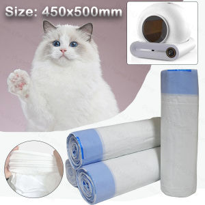 3/6Roll Heavy Duty Cat Litter Box Garbage Bag Replacement Bag For TONEPIE Ti Pro or Ti+ and Q-Clean Smart Litter Box Poop Bag