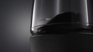 Harman Kardon AURA STUDIO 5 Black Wireless Speaker with Multicolor Lighting 3-Way Frequency Separation