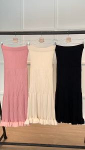 R5404 Kimmy Furry Touch Maxi Knit Skirt