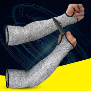 1 Pair Sarung Lengan Anti Sajam  Sarung Tangan Anti Cut Arm  Manset Pelindung Anti Pisau