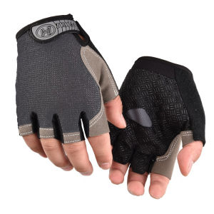 Weightlifti Gym Gloves Fitness Training Fingerless Men Women Bodybuilding Exercise Sports Gloves Cycling Anti Slip Breathable