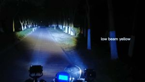 2 ชิ้น รถจักรยานยนต์ไฟสปอร์ตไลท์ LED รถยนต์ไฟฟ้าปูแบตเตอรี่รถยนต์เลนส์ไฟหน้า ไม่มีโอกาสสำหรับการใช้เสมือนกัน ไฟแสงจ้าที่สว่างเป็นพิเศษ