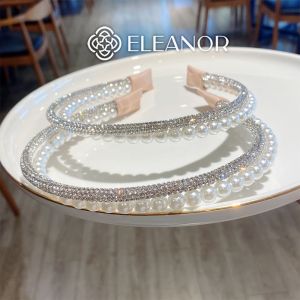 Cài tóc nữ Eleanor Accessories cài tóc đính ngọc trai nhân tạo đá lấp lánh phụ kiện tóc 4045