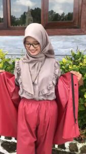 Jas Hujan Arwana Mantol Mantel pria dan Wanita Setelan Baju dan Celan Bahan Karet PVC