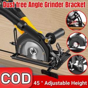 Angle Grinder Modified Cutting Machine Base Bracket 45°Adjustable Angle Grinder Stand Dust Free For Cutting Protective Cover