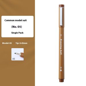 Brown Fineliner Marker Pens Waterproof Sketching Micron Pens Pigment Liner for Artist Illustration Sketching Anime Manga Drawing
