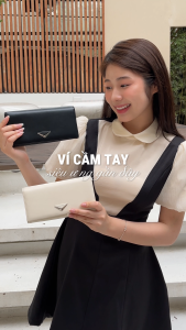 Ví dài nắp nam châm có dây đeo chéo Amber Wallet