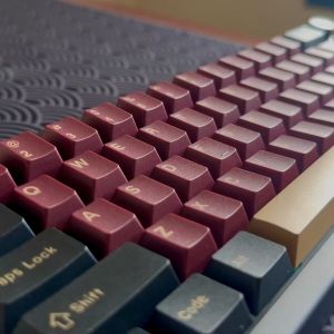🇸🇬 [Keycaps Only] Red Samurai Keycaps Cherry Profile PBT Dye Sub for Gaming Mechanical Keyboard