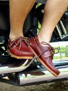 Handmade Casual Boat Shoes Mens Fashionable All-Weather Leather Farm Shoes British Style New Model Breathable Low Rubber Sole