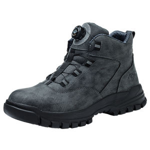 DINGGU | Puncture Resistant Anti-Smash Steel Toe Work Safety Shoes Lightweight and Breathable High-Top