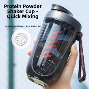 HUALUOLAN | Shaking Protein Shaker Bottle with Scale