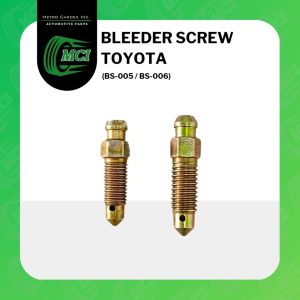 BLEEDER SCREW for Toyota Tamaraw Fine Thread Oil Drain Deflation Brake 6 6.5mm 7 7.5mm Truck Motor