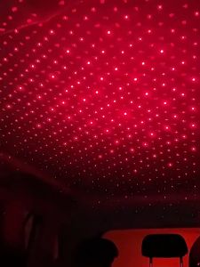 2X romantik LED Starry Sky Night Light 5V USB Powered Galaxy Star projektor lampu untuk bilik bumbung kereta siling hiasan Plug and Play