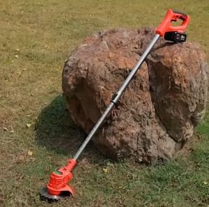 เครื่องตัดหญ้าไฟฟ้าไร้สายทรงพลัง แบตเตอรี่ลิเธี่ยมไฟฟ้า อุปกรณ์ครบชุด พร้อมแบตเตอรี่และใบมีดหลายแบบ