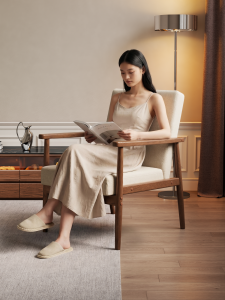 DONGMU | Simple Modern Balcony Solid Wood Chair