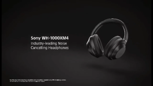Sony WH-1000XM4 หูฟังเกมมิ่งแบบพกพา เหมาะกับการเล่นกีฬา กันเหงื่อ กันน้ำ ตัดเสียงรบกวน IPX5 พร้อมไมโครโฟนและค่า Latency ต่ำที่ดีที่สุดในระดับเดียวกัน