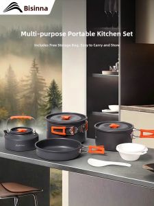 BSWOLF | Camping Cooking Set Outdoor