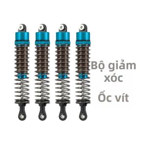 Bộ Giảm Xóc Dầu 4 Chiếc Dành Cho Xe RC Monster Trucks Buggy Truggy Xe Đường Trường Xe Drift Tỷ Lệ 1/10 Nâng Cấp Kim Loại Của MALOM RC