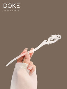 ดอกไม้จันทน์หยกสำหรับผู้หญิง ดอกไม้จันทน์อะซิเตทสไตล์โบราณ ดอกไม้จันทน์หัวหยกปลอม หมวกทรงกลมสีแดง เครื่องประดับผม