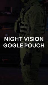 IDOGEAR Tactical Bag NVG Pouch Cotton Paded MOLLE Webbing Shock Absorbed Tactical Night Vision Goggle Holder 35129