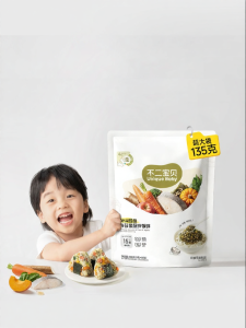 BUERBAOBAI | Natural Baby Snacks Cod Seaweed Rice Topping